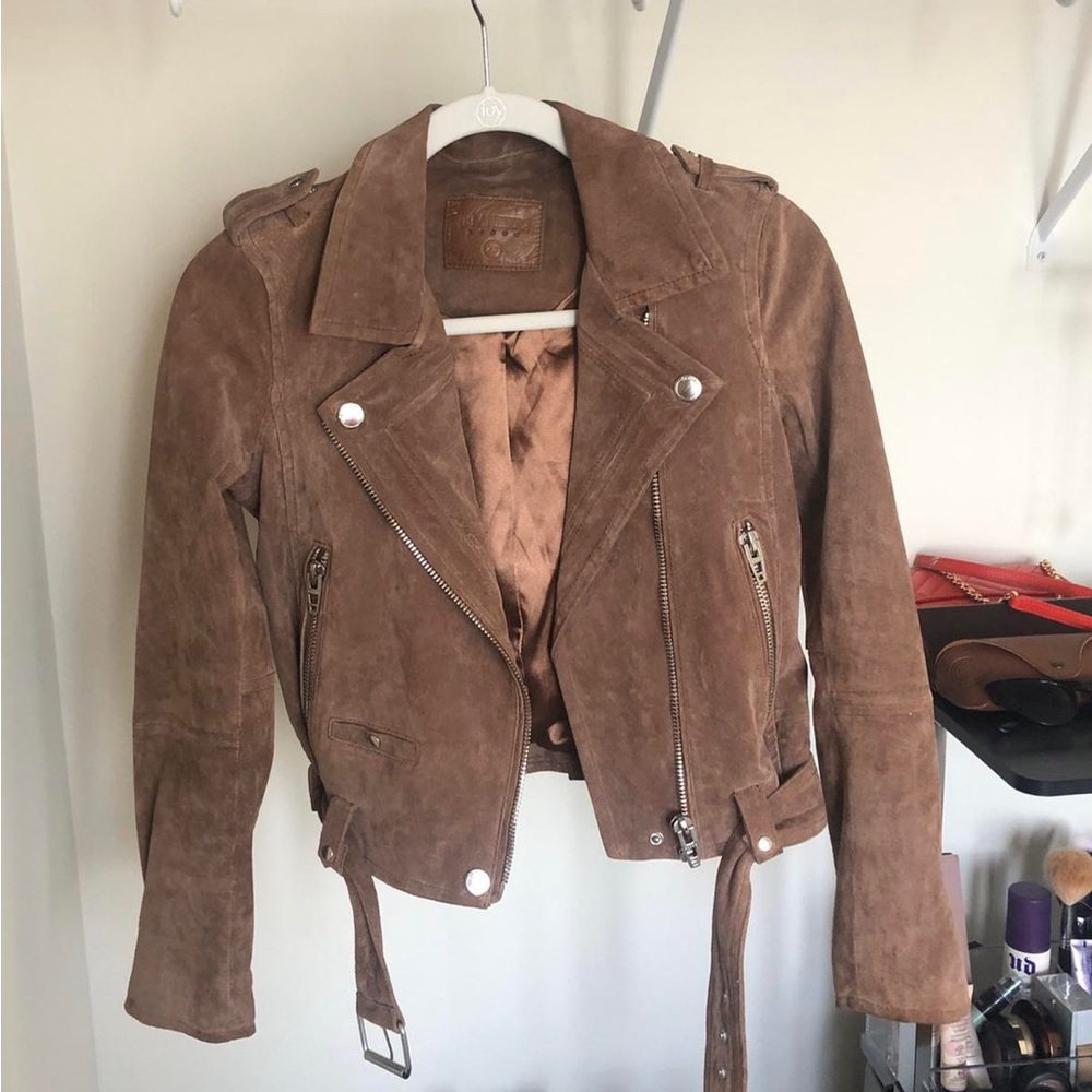 Blank NYC Suede Motto Jacket